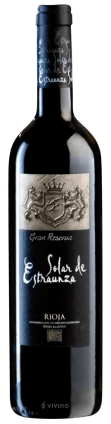 Bodegas Estraunza Solar de Estraunza Grand Reserve 2012