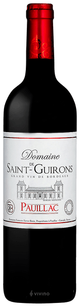 Domaine de Saint-Guirons Pauillac 2012