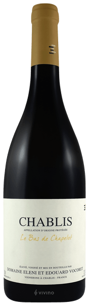 Domaine Eleni et Edouard Vocoret Le Bas de Chapelot Chablis 2019