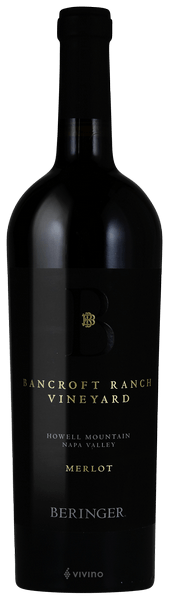 Beringer Single Vineyard Bancroft Ranch Merlot 2017