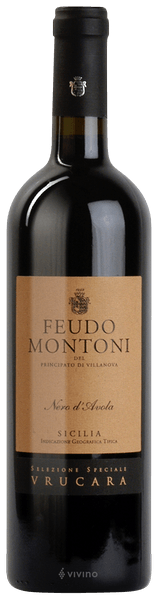 Feudo Montoni Vrucara Nero d'Avola 2016