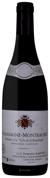 Jean-Claude Ramonet Chassagne-Montrachet Premier Cru 'Clos de La Boudriotte' Rouge 2016