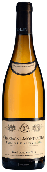 Ren? Lequin-Colin Chassagne-Montrachet Premier Cru 'Les Vergers' 2019