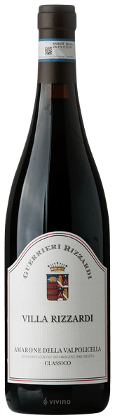 Guerrieri Rizzardi Amarone della Valpolicella Classico Villa Rizzardi 2015
