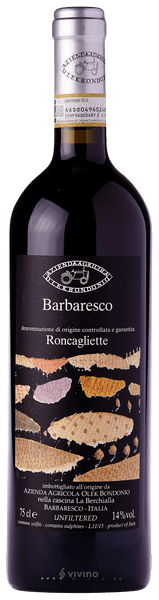 Olek Bondonio Roncagliette Barbaresco 2018