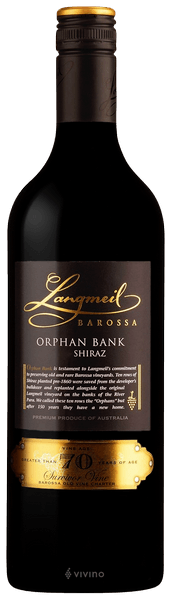 Langmeil Orphan Bank Shiraz 2014