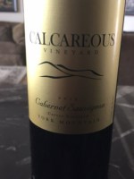 Calcareous Carver Vineyard York Mountain Cabernet Sauvignon 2013