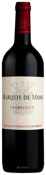 Ch?teau La Tour de Mons Marquis de Mons Margaux 2012