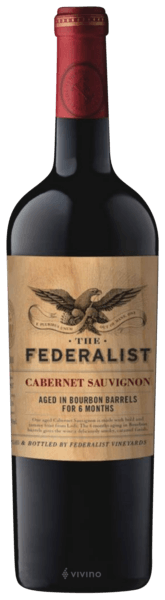 The Federalist Bourbon Barrels Aged Cabernet Sauvignon 2018