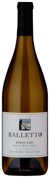 Balletto Vineyards Pinot Gris 2019