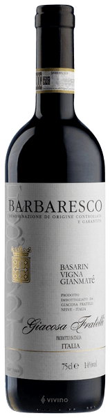 Giacosa Fratelli Barbaresco Basarin Vigna Gianmat? 2016