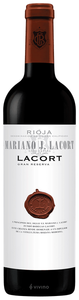 Mariano J. Lacort Gran Reserva 2008