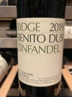 Ridge Vineyards Benito Dusi Zinfandel 2019
