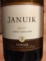 Januik Lewis Vineyards Syrah 2009