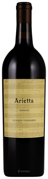 Arietta Merlot Hudson Vineyards 2014