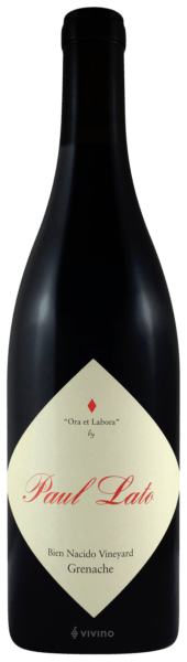 Paul Lato Ora et Labora Bien Nacido Vineyard Grenache 2015