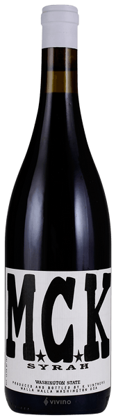 K Vintners M.C.K. (Motor City Kitty) Syrah 2016