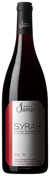 Domaine Jamet Collines Rhodaniennes Syrah 2015