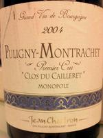 Jean Chartron Puligny-Montrachet Premier Cru 'Clos du Cailleret' Monopole 2017