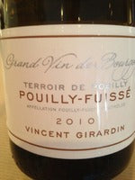 Vincent Girardin Pouilly-Fuiss? Terroir de Fuiss? 2017