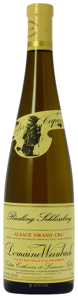 Domaine Weinbach Clos des Capucins Cuv?e Sainte Catherine Riesling Alsace Grand Cru Schlossberg 2019