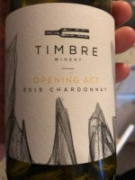 Timbre Opening Act Chardonnay 2015