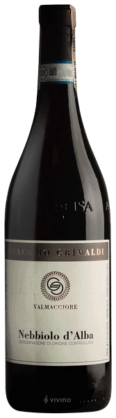 Giacomo Grimaldi Valmaggiore Nebbiolo d'Alba 2020