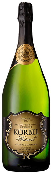 Korbel Pinot Noir - Chardonnay Natural