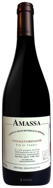 Domaine Ribiera Amassa Cinsault - Grenache 2018