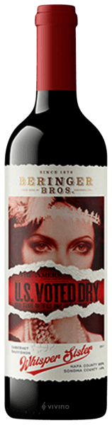 Beringer Bros. US Voted Dry Whisper Sister 2017