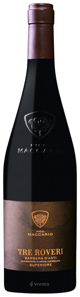 Pico Maccario Barbera d'Asti Superiore Tre Roveri 2018