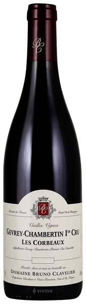 Domaine Bruno Clavelier Vieilles Vignes Gevrey-Chambertin 1er Cru 'Les Corbeaux' 2008
