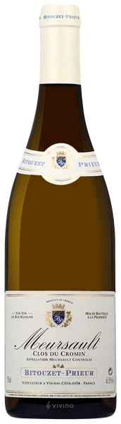 Bitouzet-Prieur Meursault 'Clos du Cromin' 2018