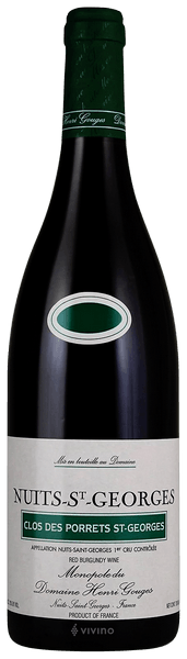 Domaine Henri Gouges Clos des Porrets Nuits-Saint-Georges 1er Cru Monopole 2010