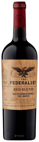 The Federalist Bourbon Barrels Aged Red blend 2017