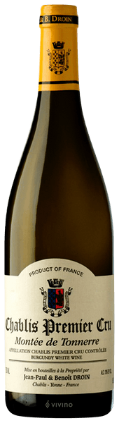 Jean-Paul & Benoit Droin Chablis Premier Cru 'Mont?e de Tonnerre' 2019