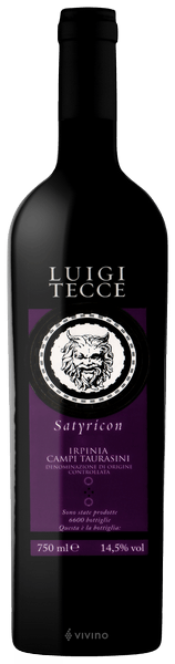 Luigi Tecce Satyricon Irpinia Campi Taurasini 2018