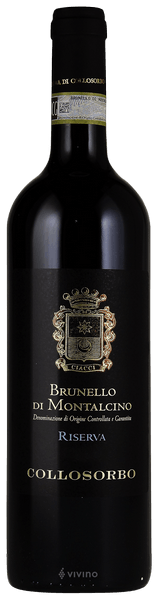Collosorbo Brunello di Montalcino Riserva 2010