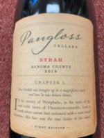 Pangloss Syrah 2016