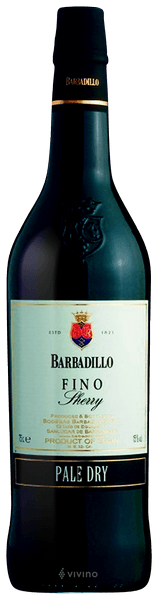 Barbadillo Pale Dry Fino Sherry N.V.