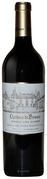 Ch?teau de Pressac Saint-?milion Grand Cru (Grand Cru Class?) 2019