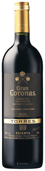Familia Torres Gran Coronas Reserva Cabernet Sauvignon 2015