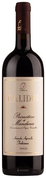 Fabiana Calidus Primitivo di Manduria 2016