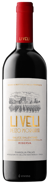 Li Veli Pezzo Morgana Riserva Salice Salentino 2019