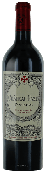 Ch?teau Gazin Pomerol 2012
