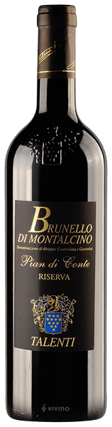 Talenti Brunello di Montalcino Riserva Pian di Conte 2010