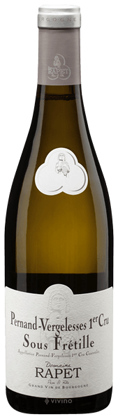 Domaine Rapet Pernand-Vergelesses 1er Cru 'Sous Fr?tille' 2018