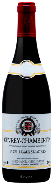 Harmand-Geoffroy Gevrey-Chambertin 1er Cru 'Lavaux St-Jacques' 2012