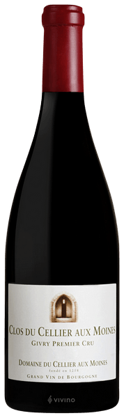 Domaine du Cellier aux Moines Givry Premier Cru Clos du 'Cellier aux Moines' 2018