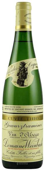 Domaine Weinbach Clos des Capucins Gew?rztraminer Alsace Cuv?e Th?o 2013